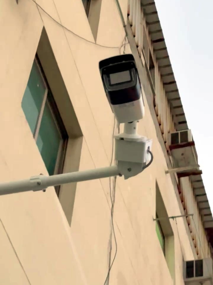 Exterior camera closeup